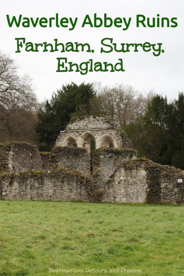 The Otherworldly Ruins of Waverley Abbey, Britain's first Cistercian monastery, located in the Surrey countryside near Farnham