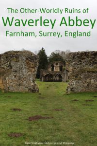 The Otherworldly Ruins of Waverley Abbey, Britain's first Cistercian monastery, located in the Surrey countryside near Farnham #England #history #Surrey #Farnham #WaverleyAbbey #travel