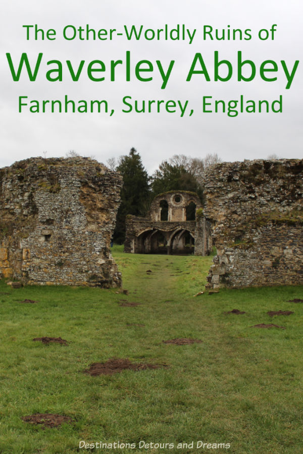 The Otherworldly Ruins of Waverley Abbey, Britain's first Cistercian monastery, located in the Surrey countryside near Farnham