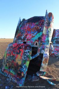 Car at Cadillac Ranch