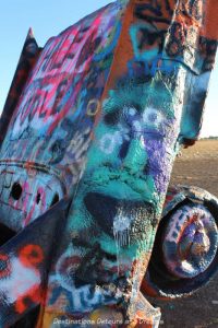 Car at Cadillac Ranch