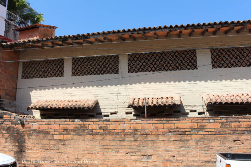 The Colourful Architecture and History of Gringo Gulch, Puerto Vallarta, Mexico: Clay tiles used on roofs and for ventilation