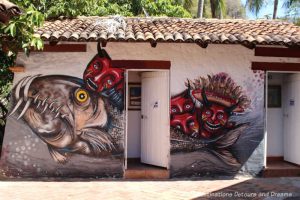 Street art on Isla Cuale: Puerto Vallarta's Island Oasis