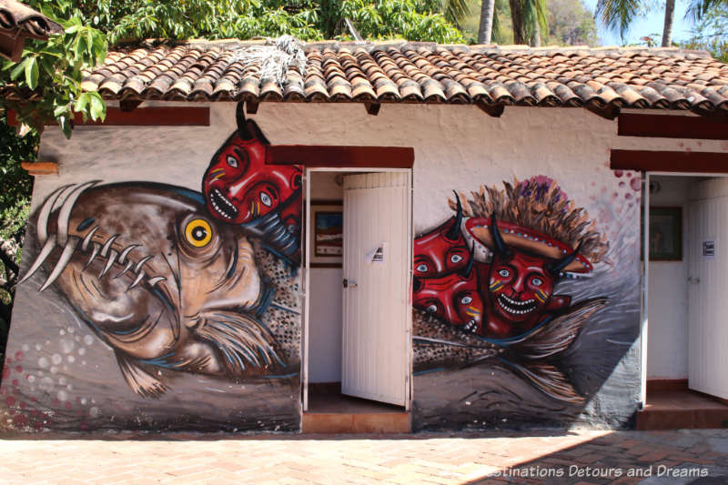 Street art on Isla Cuale: Puerto Vallarta's Island Oasis