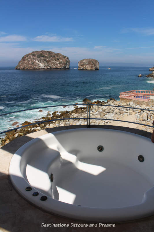 View of Los Arcos Marine Park from one of the homes on the Puerto Vallarta IFC Home Tour