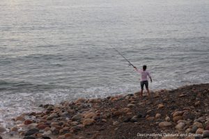 Strolling the Puerto Vallarta Malecón:: fishing
