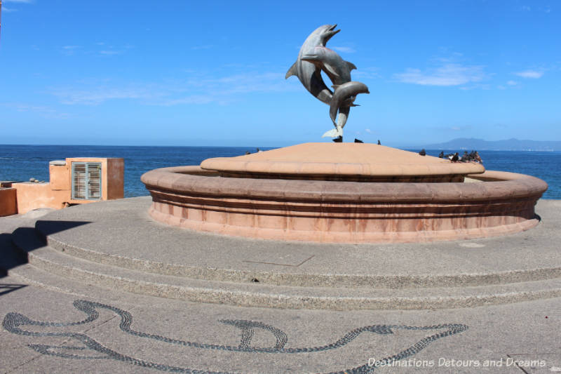 Seaside Sculptures Along the Malecón in Puerto Vallarta, Mexico: The Friendship Fountain