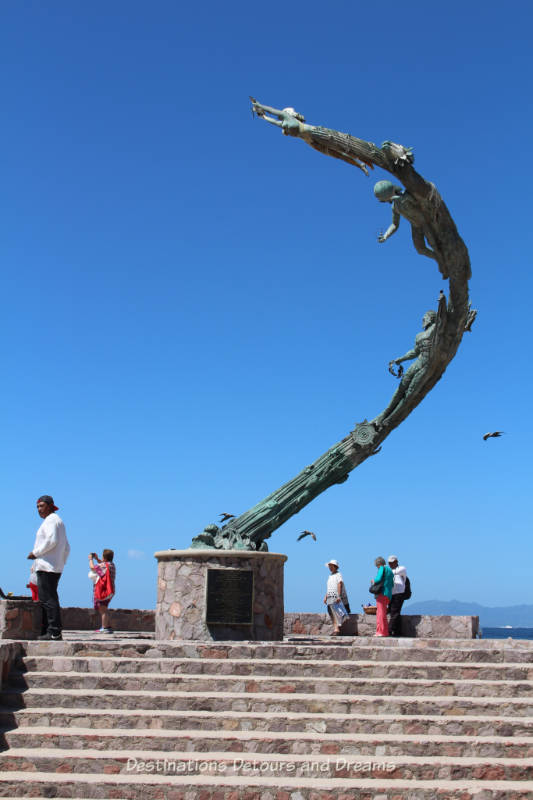 Seaside Sculptures Along the Malecón in Puerto Vallarta, Mexico: The Millenia