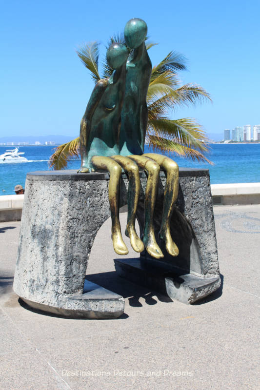 Seaside Sculptures Along the Malecón in Puerto Vallarta, Mexico: La Nostalgia