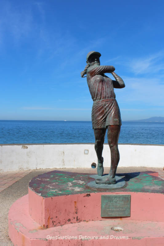 Seaside Sculptures Along the Malecón in Puerto Vallarta, Mexico: Lorena Ochoa