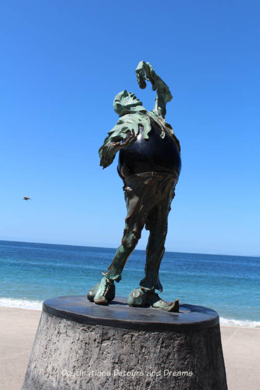 Seaside Sculptures Along the Malecón in Puerto Vallarta, Mexico: The Subtle Stone Eater