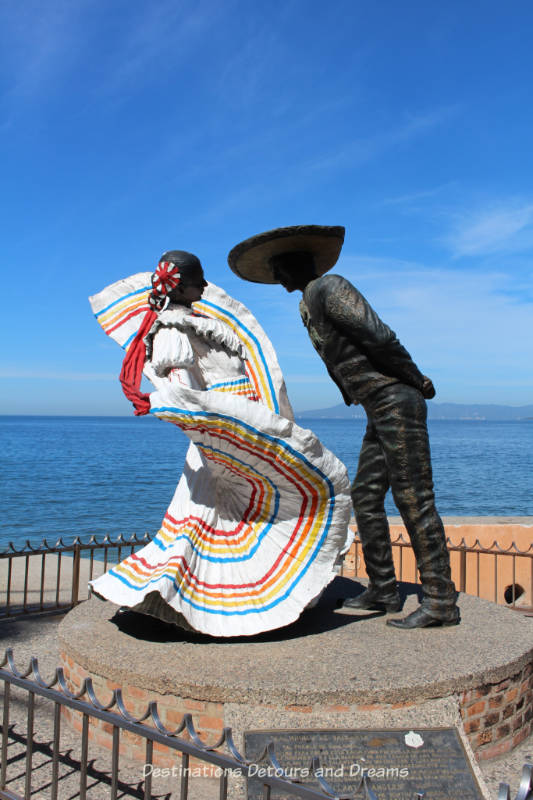 Seaside Sculptures Along the Malecón in Puerto Vallarta, Mexico: Vallarta Dancers