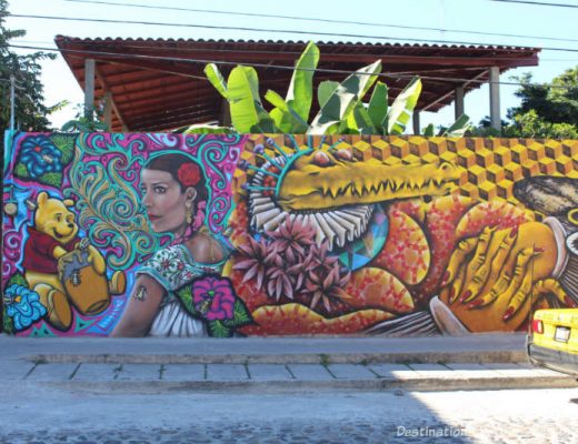 Street art in 5 de Diciembre in Puerto Vallarta