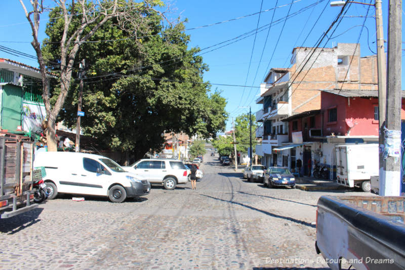 Street by El Panteón Cemetery in Puerto Vallarta