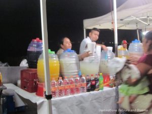 Feasting in Puerto Vallarta: stall selling agua frescas