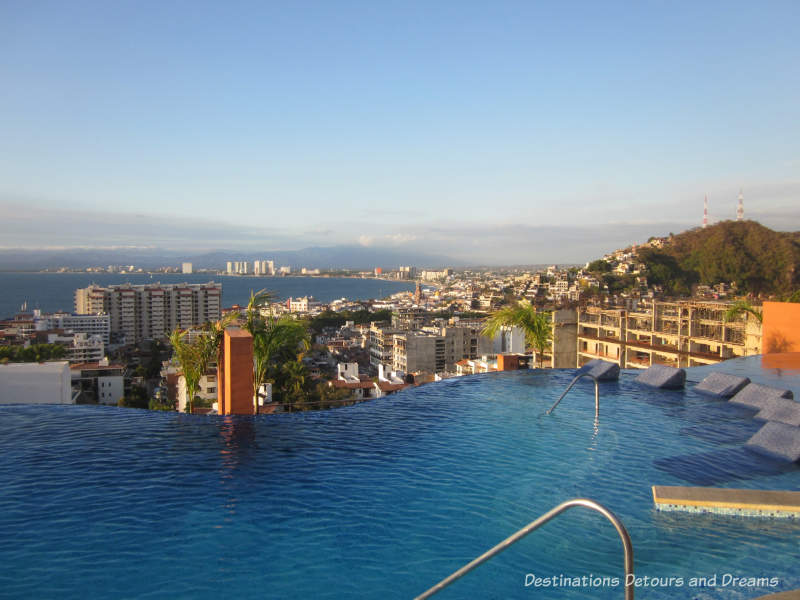 View from the Residences Sky Bar in Puerto Vallarta, Mexico