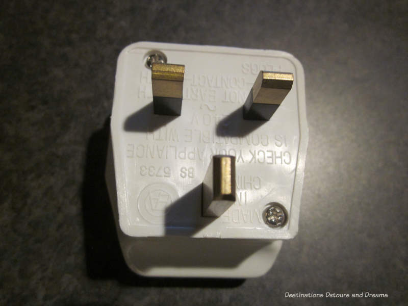 Type G plug used in Untied Kingdom - things to know when travelling to England