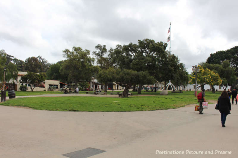 Plaza in Old Town San Diego State Historic Park