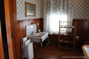 Rosson House Museum upstairs bathroom