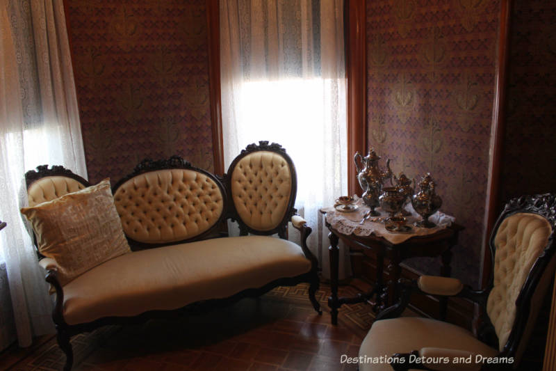 Sitting are in Rosson House Museum in Phoenix Arizona