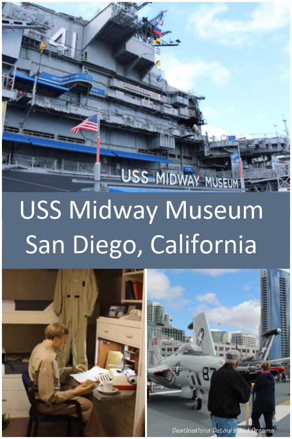 A historic U.S. aircraft carrier is now a museum showcasing life on board and the history of aircraft carriers. #SanDiego #California #museum #history #navalhistory