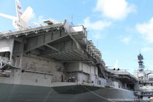 Side of the USS Midway