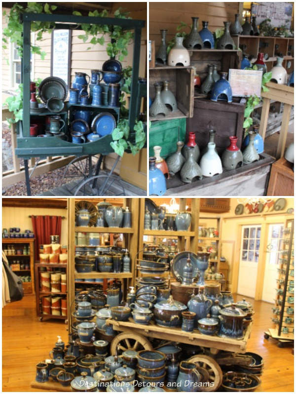 Pottery for sale at Silver Dollar City