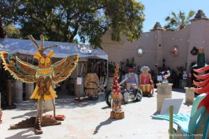 Sculptures for sale in Spanish Village