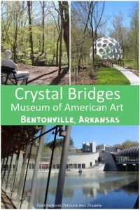 Crystal Bridges Museum of American Art in Bentonville, Arkansas marries art and architecture with nature #art #Arkansas #Bentonville #Americanart #museum