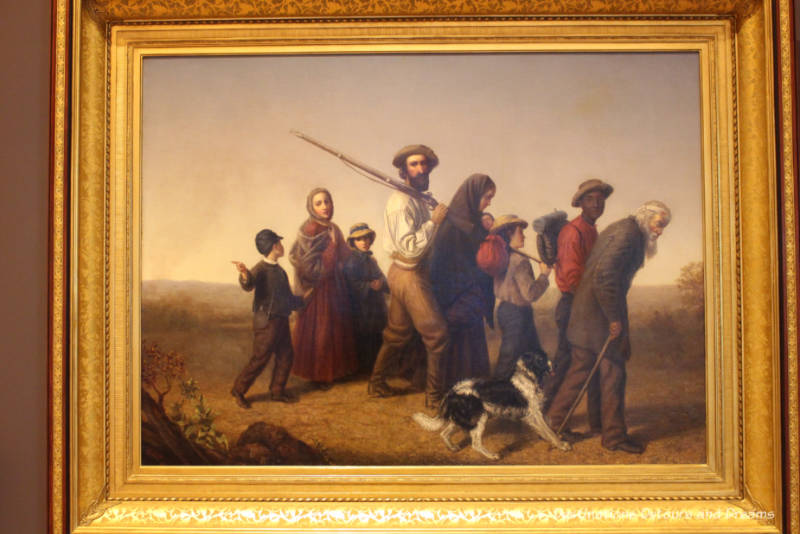 Union Refugees painting by George W. Pettitt 