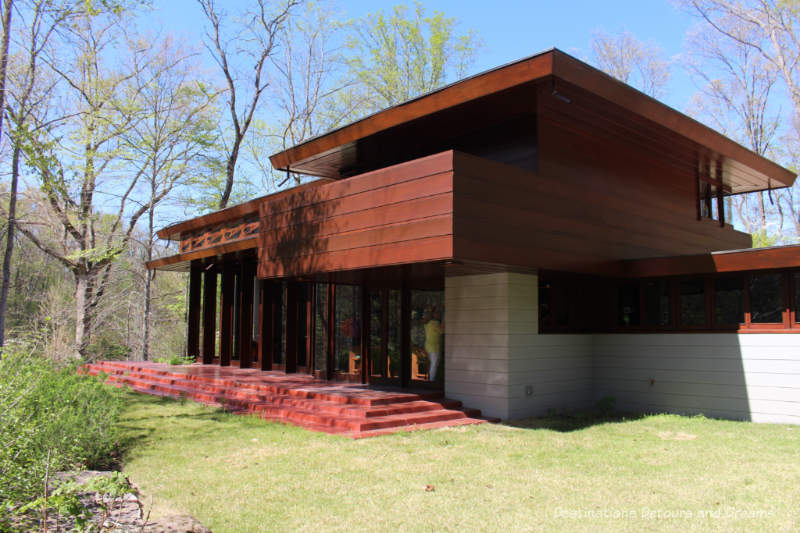 Bachman-Wilson House, A Frank Lloyd Wright home on the grounds of Crystal Bridges Museum of Modern Art