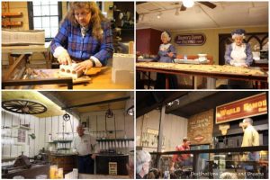 Craftsmen demonstrating heritage crafts at Silver Dollar City