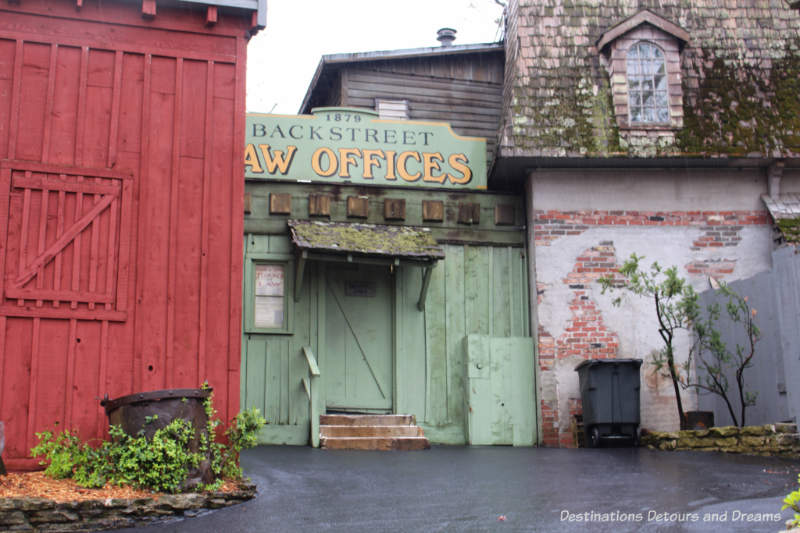 Store fronts at Silver Dollar City