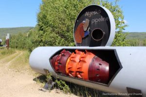 Alaska Pipeline model at Gold Dredge 8