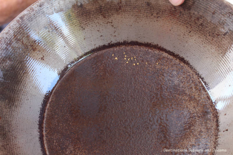 Gold Dredge 8: gold dust Bits of gold dust -the result of panning at Gold Dredge 8