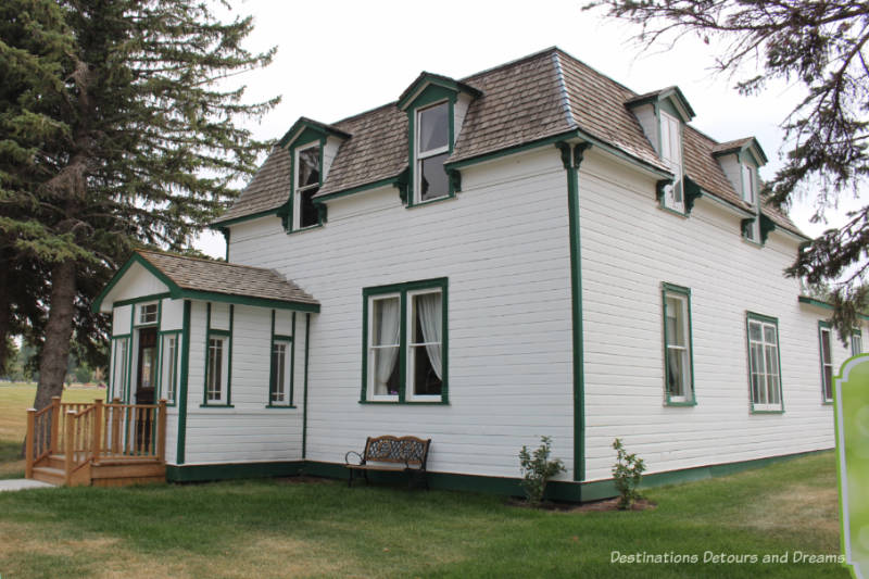 Nellie McClung House at museum in Manitou, Manitoba