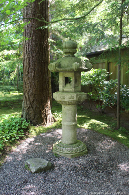 Marriage Lantern at Nitob Memorial Garden in Vancouver