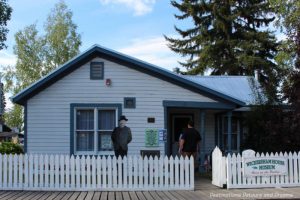 The Wickersham House museum in Puoneer Park in Fairbanks, Alaska