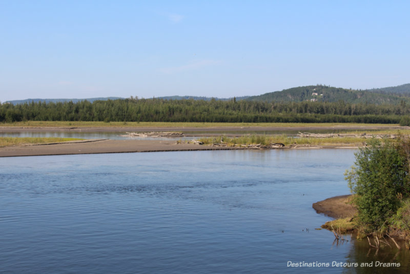 Junction of the Chena and Tanana Rivers in Alaska