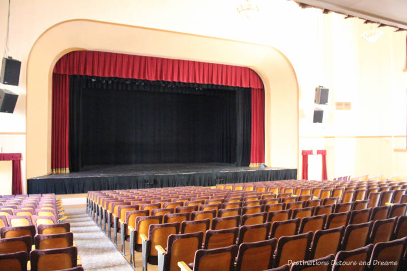 Inside Eureka Springs City Auditorium