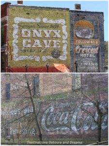 Ghost signs in Eureka Springs, Arkansas