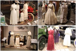 Some of the costumes on display at Fountainhead Antique Auto Museum