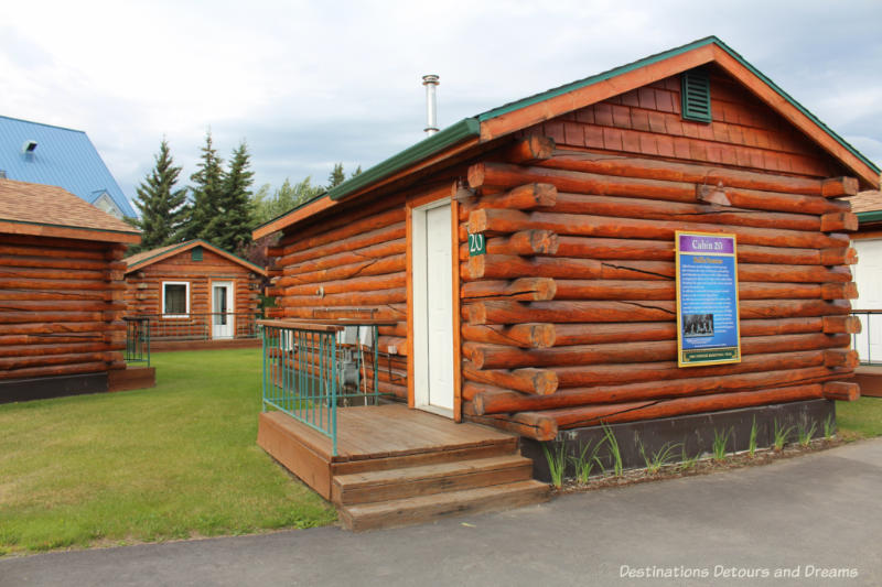 Cabins at Pike's Waterfront Lodge in Fairbanks, Alaska