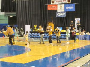 A dance presentation at World Eskimo-Indian Olympics