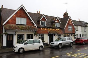 Pub in Chawton, Hampshire across the street from Jane Austen's House Museum