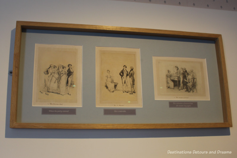 Jane Austen's House Museum: Illustrations for Pride and Prejudice Pride and Prejudice illustrations, circa 1894