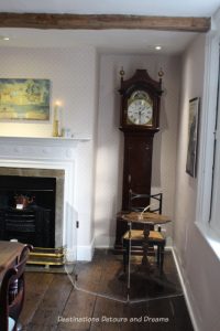 Jane Austen's writing space at her Chawton house, now a museum