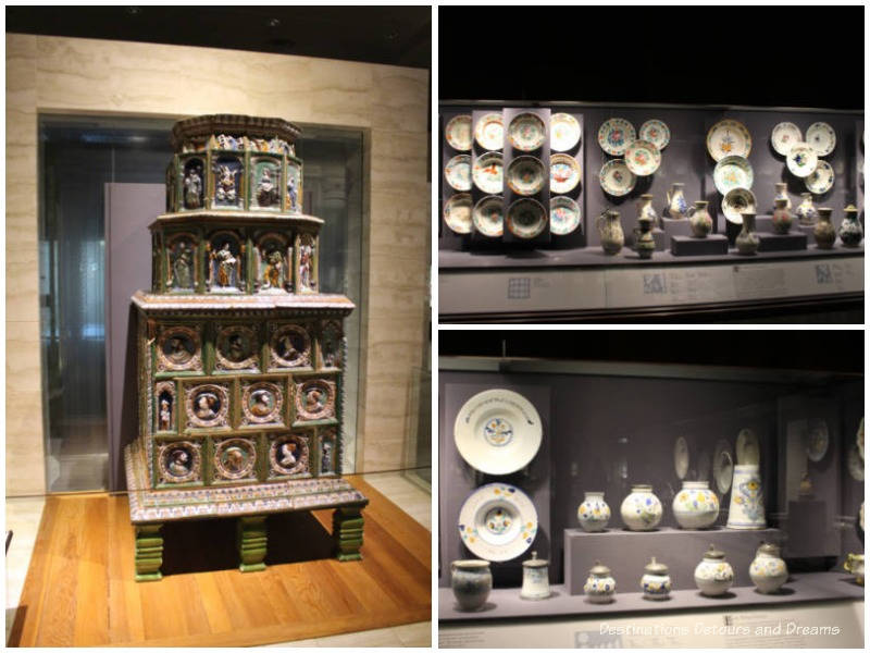 Ceramics in the Koemer European Ceramics Gallery at Museum of Anthropology