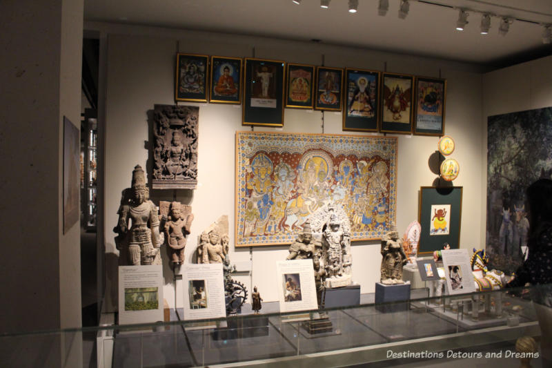Religious related Indian displays at Museum of Anthropology