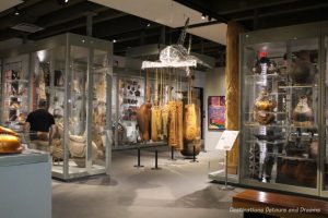 Exhibit room at Museum of Anthropology